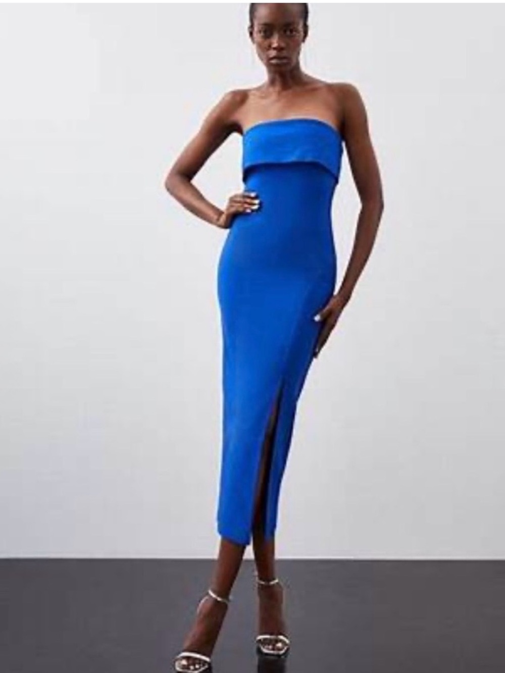 Gorgeous NWT Karen Millen Cocktail Dress with front slit size XS